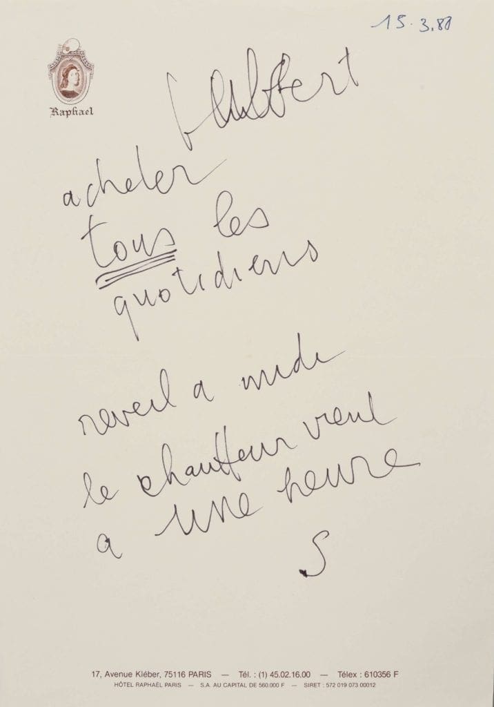 Lettre Gainsbourg Vente Coutau Begarie-auctionlab