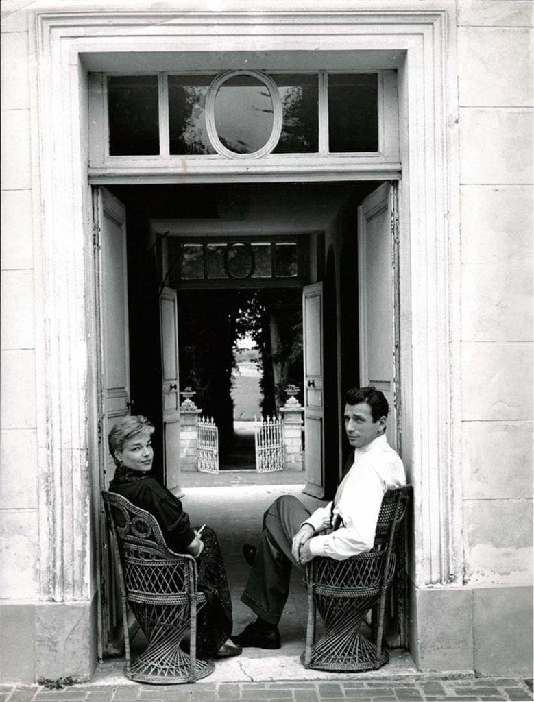 Autheuil Simone Signoret Yves Montand photo enchères Auctionlab