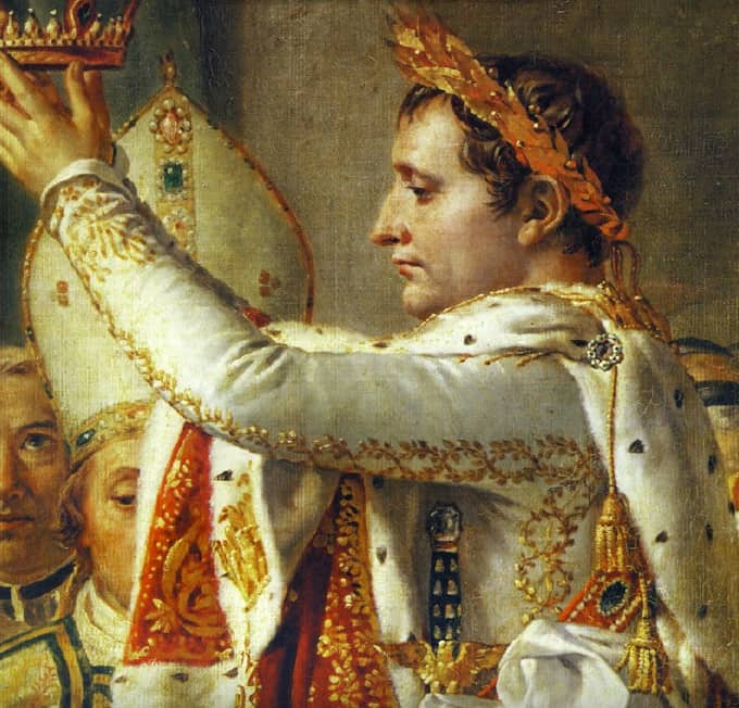 feuille-or-osenat-couronne-napoléon-sacre Feuille ord couronne Napoléon sacre Osenat enchères Fontainebleau
