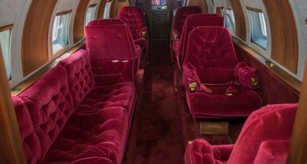 Intérieur jet privé enchères Elvis Presley