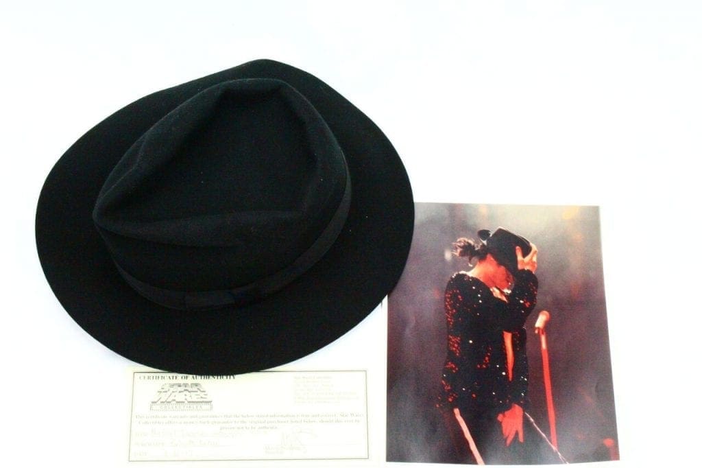 chapeau Fedora de Mickael Jackson aux enchères