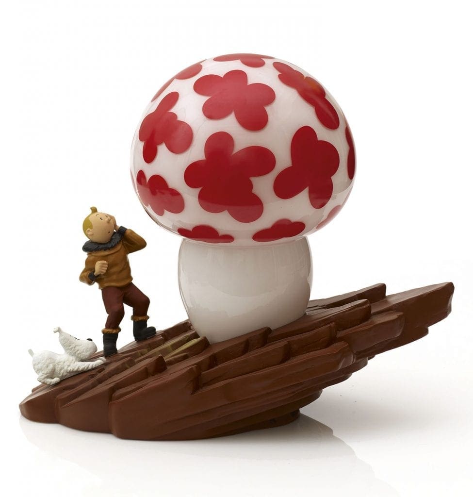 sculpture tintin aux enchères