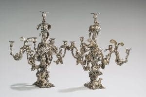 chandelier rococo aux singe josé maria david